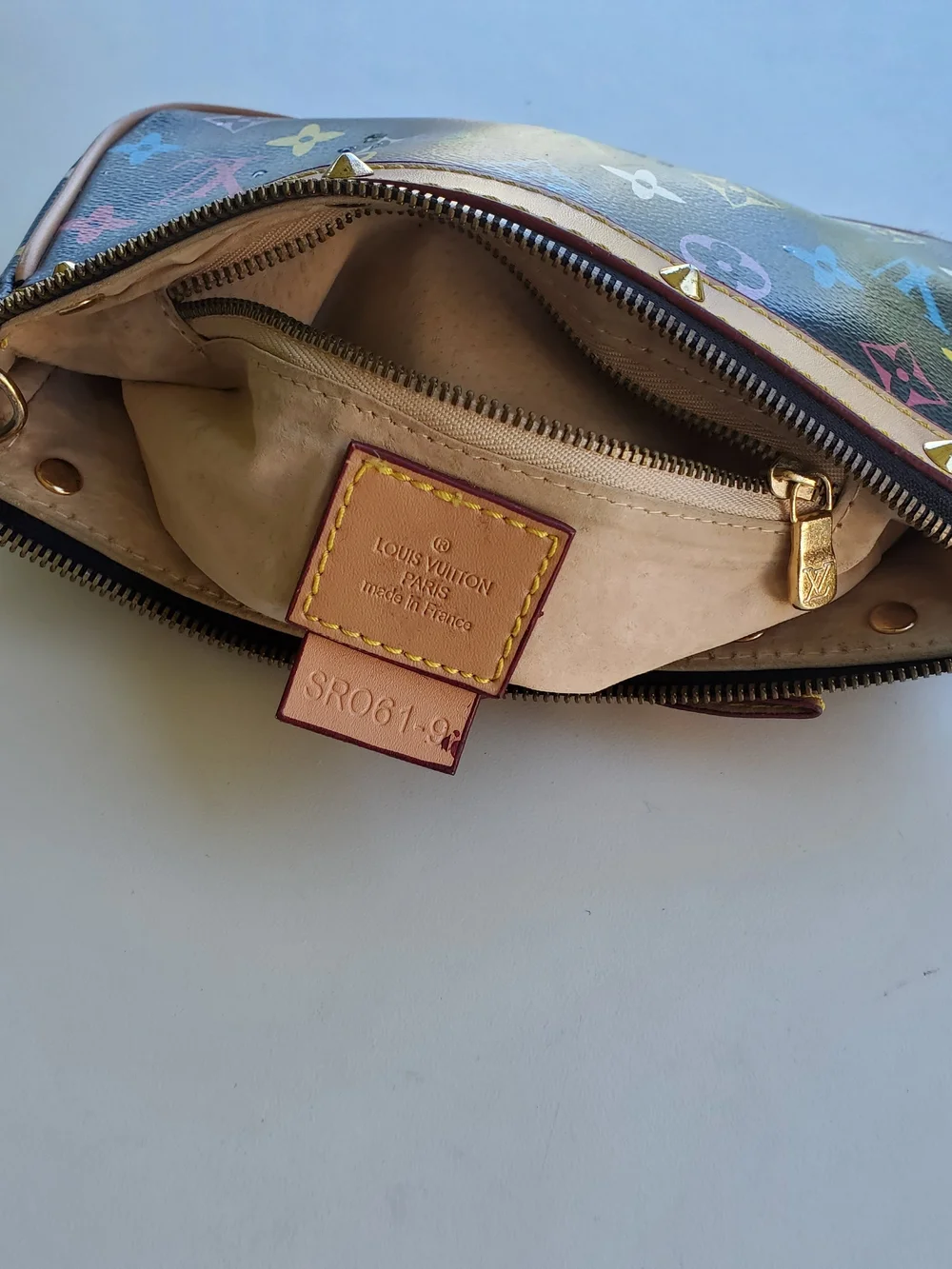 Louis Vuitton Pochette Handbag Multicolor Fair Condition